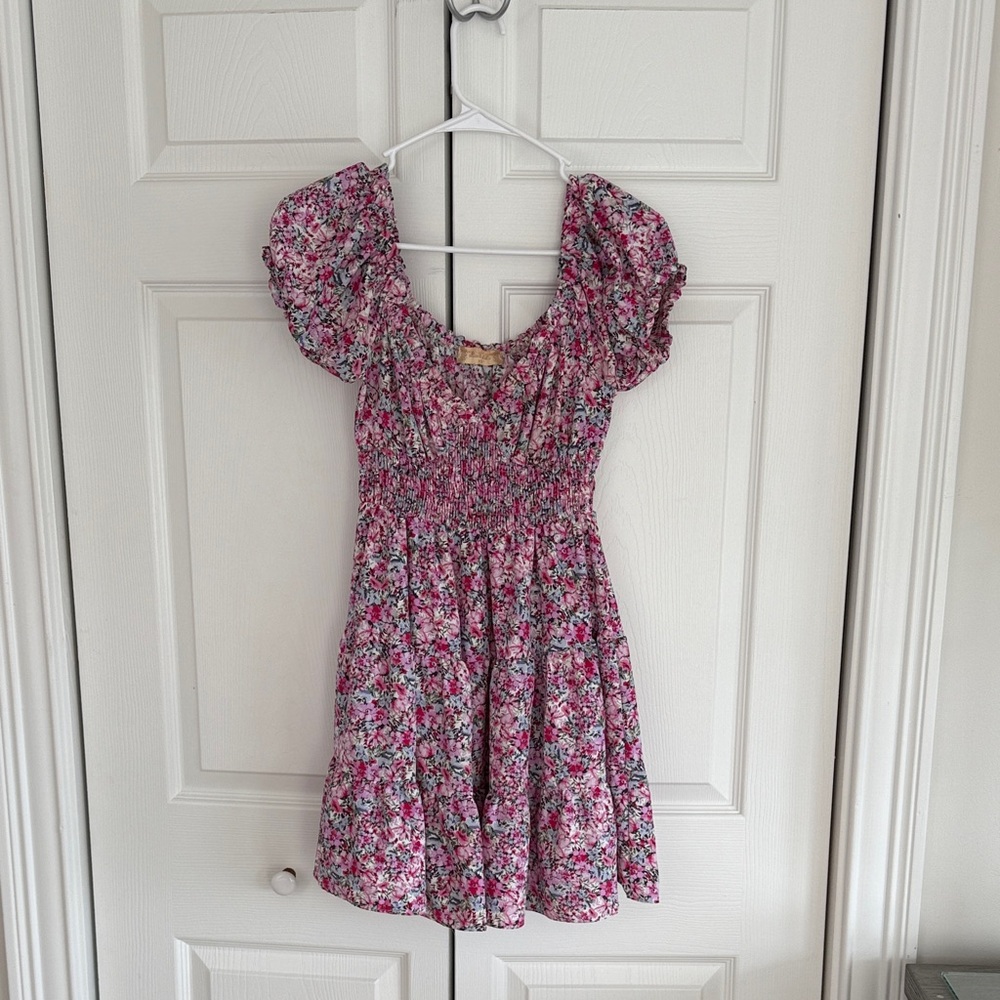 Altar’d Stae Floral Pink Dress